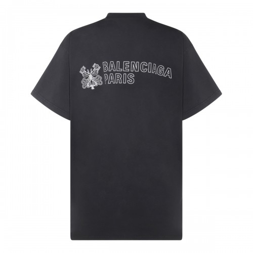 BLACK COTTON UNDER ARMOUR T-SHIRT