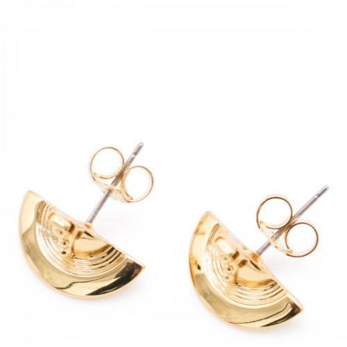 GOLD BRASS EARRINGS