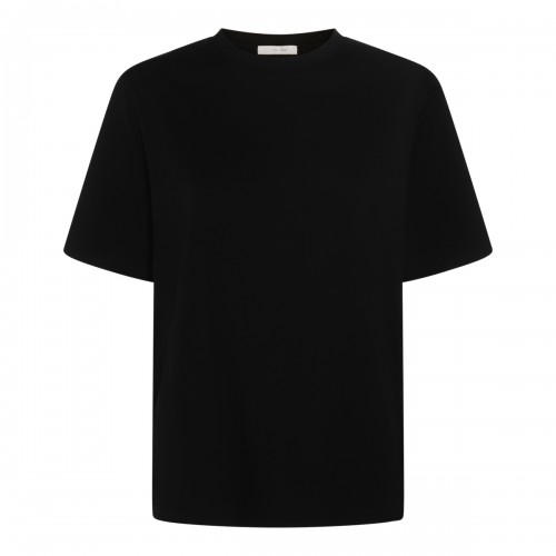 BLACK COTTON T.SHIRT