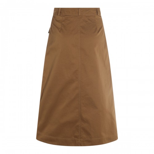 BROWN COTTON SKIRT 2