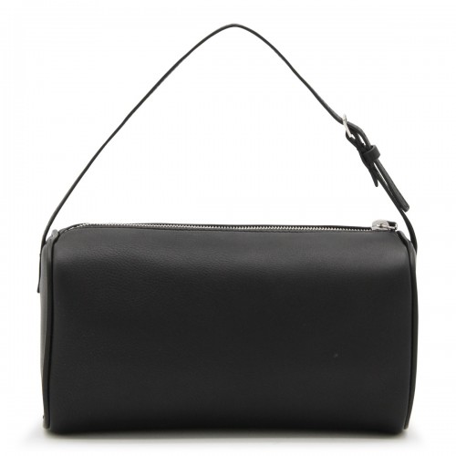 BLACK LEATHER 90' S SHOULDER BAG