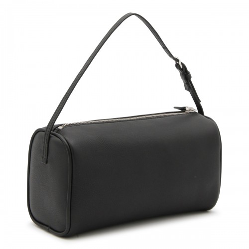 BLACK LEATHER 90' S SHOULDER BAG