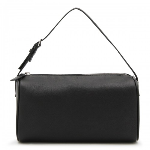 BLACK LEATHER 90' S SHOULDER BAG