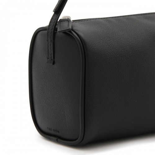 BLACK LEATHER 90' S SHOULDER BAG