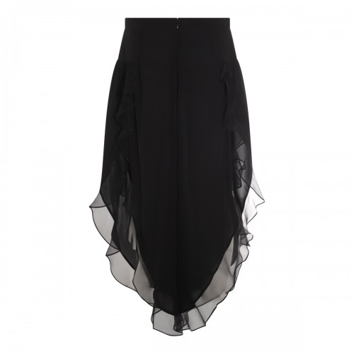 BLACK SILK PANTS 2