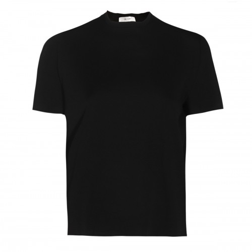 BLACK COTTON WESLER T-SHIRT