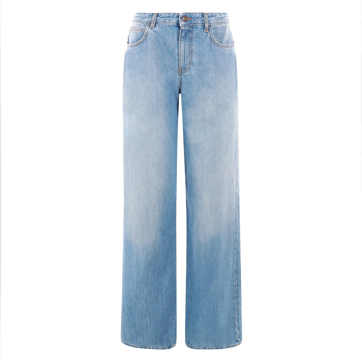 BLUE COTTON DENIM JEANS