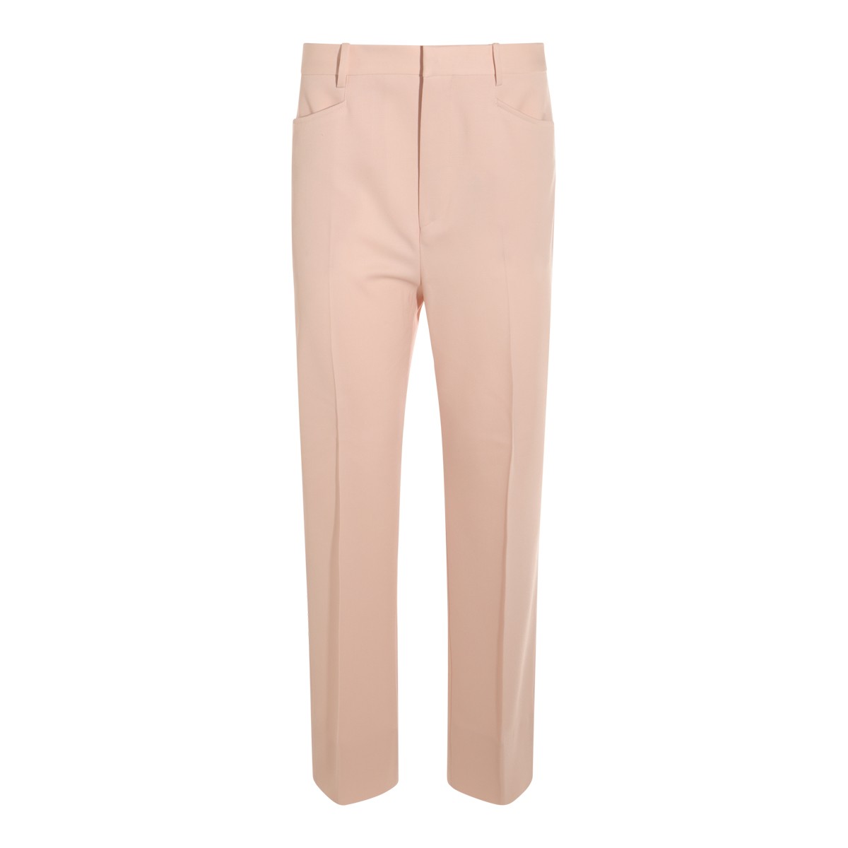 LIGHT PINK WOOL PANTS