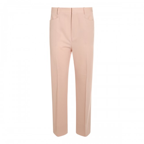 LIGHT PINK WOOL PANTS