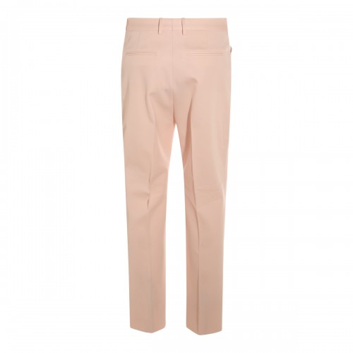 LIGHT PINK WOOL PANTS