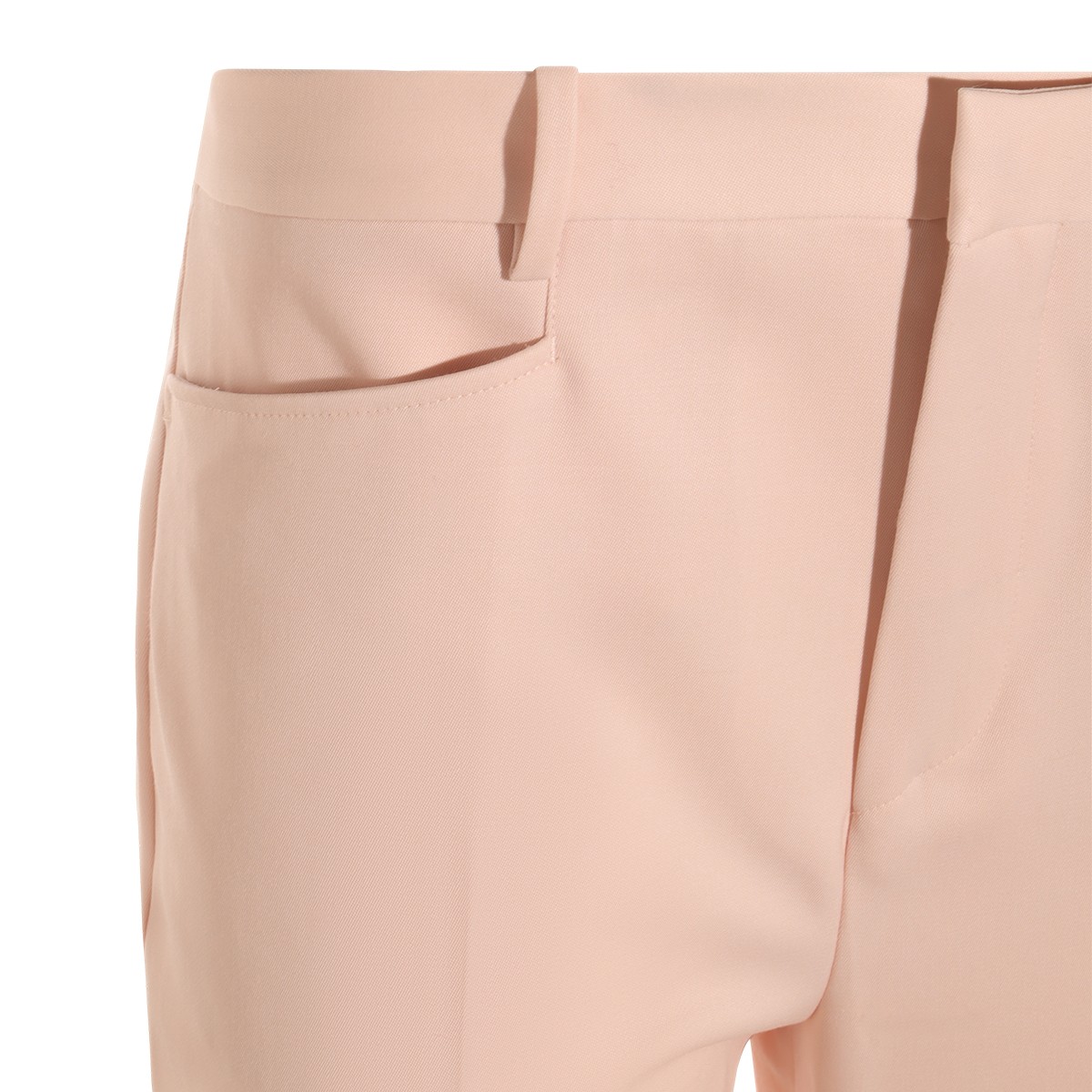 LIGHT PINK WOOL PANTS