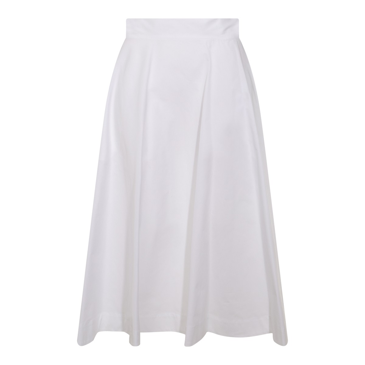 WHITE COTTON SKIRT