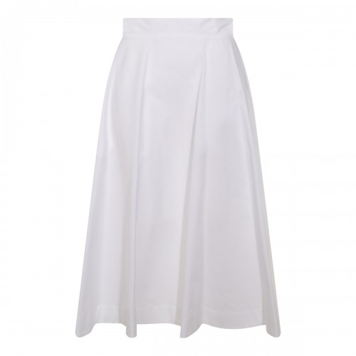 WHITE COTTON SKIRT