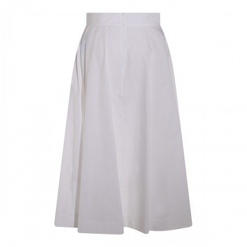 WHITE COTTON SKIRT