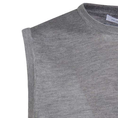 GREY CASHMERE KNITWEAR