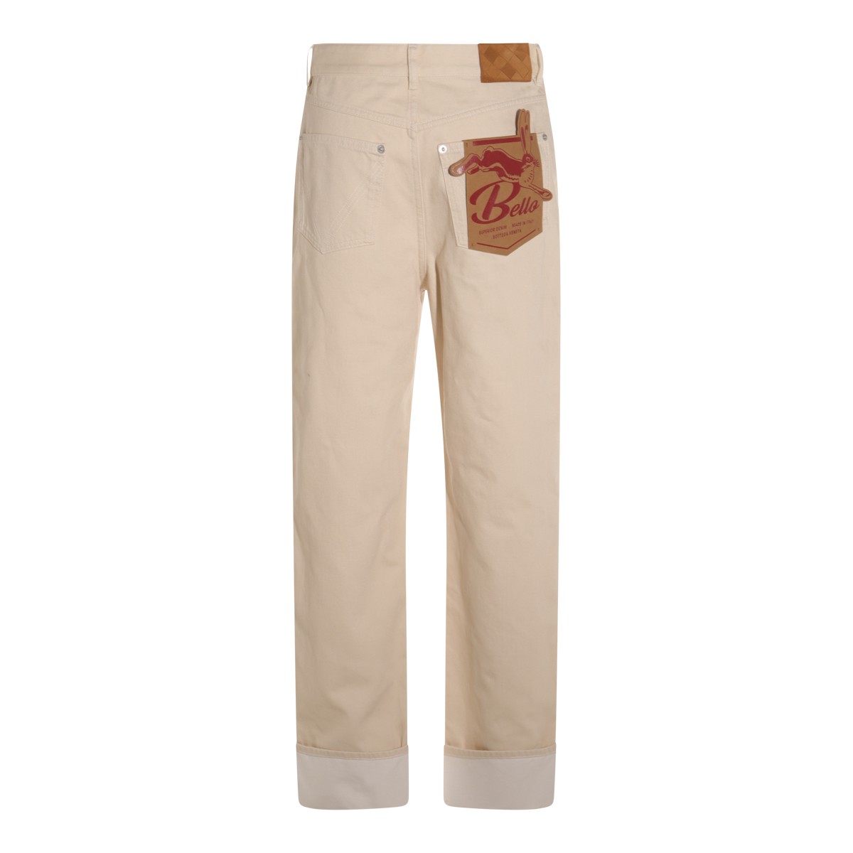 デニム・ジーパン BOTTEGA VENETA BEIGE COTTON JEANS BEIGE COTTON JEANS