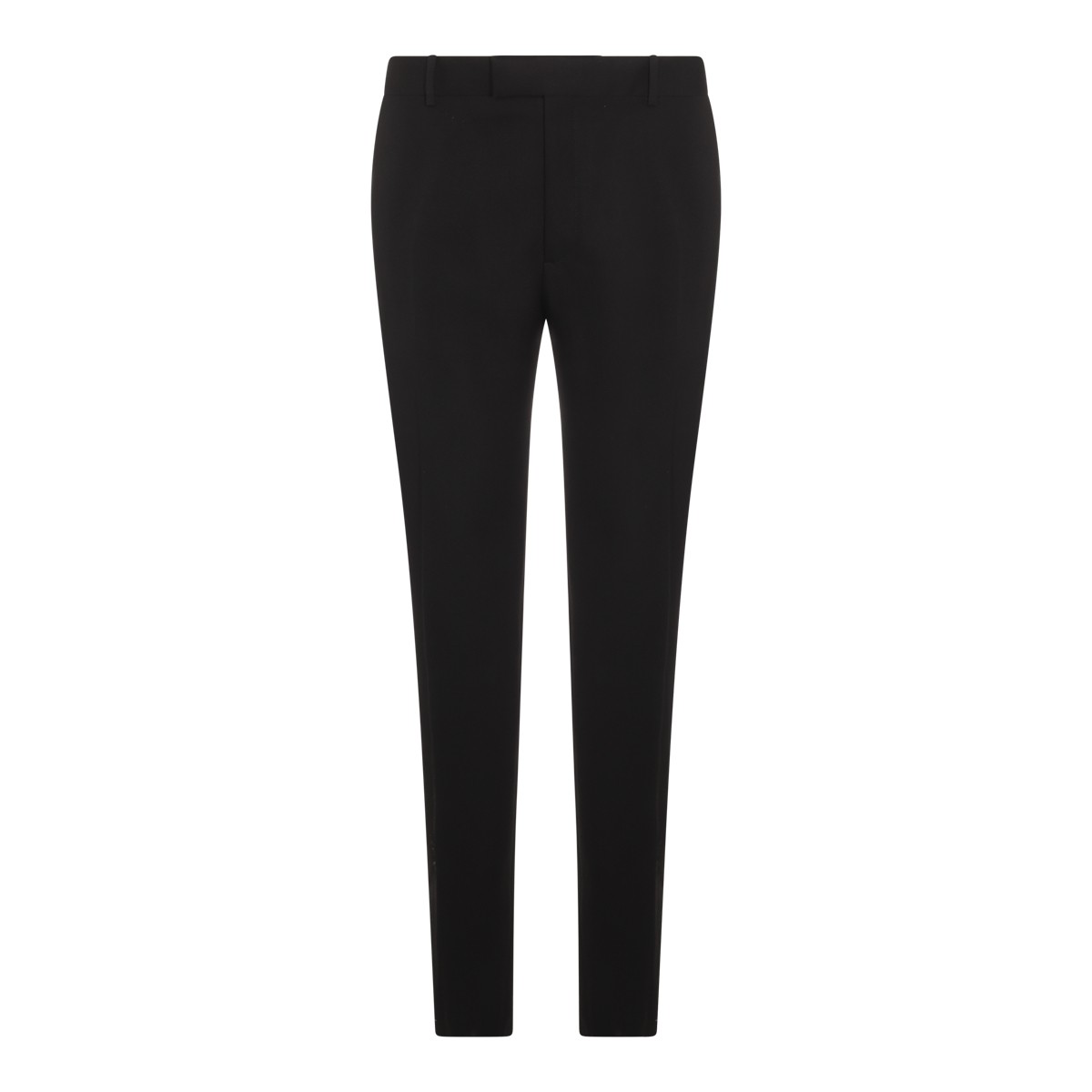 BLACK WOOL PANTS