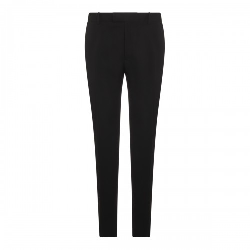 BLACK WOOL PANTS