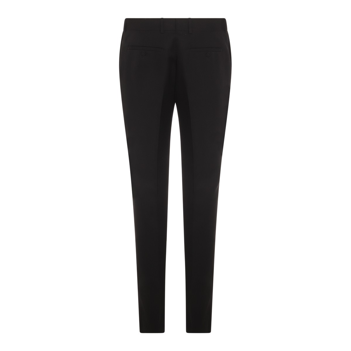 BLACK WOOL PANTS