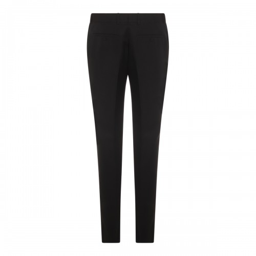 BLACK WOOL PANTS