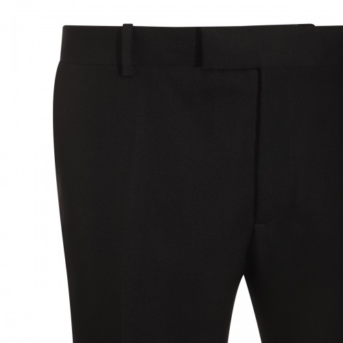 BLACK WOOL PANTS