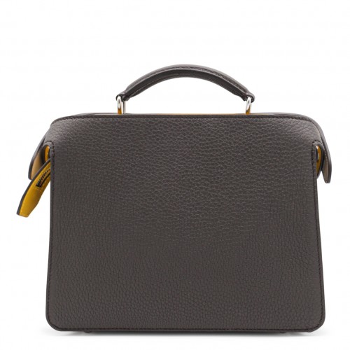 DARK BROWN PEEKABOO ISSEU SMALL TOP HANDLE BAG