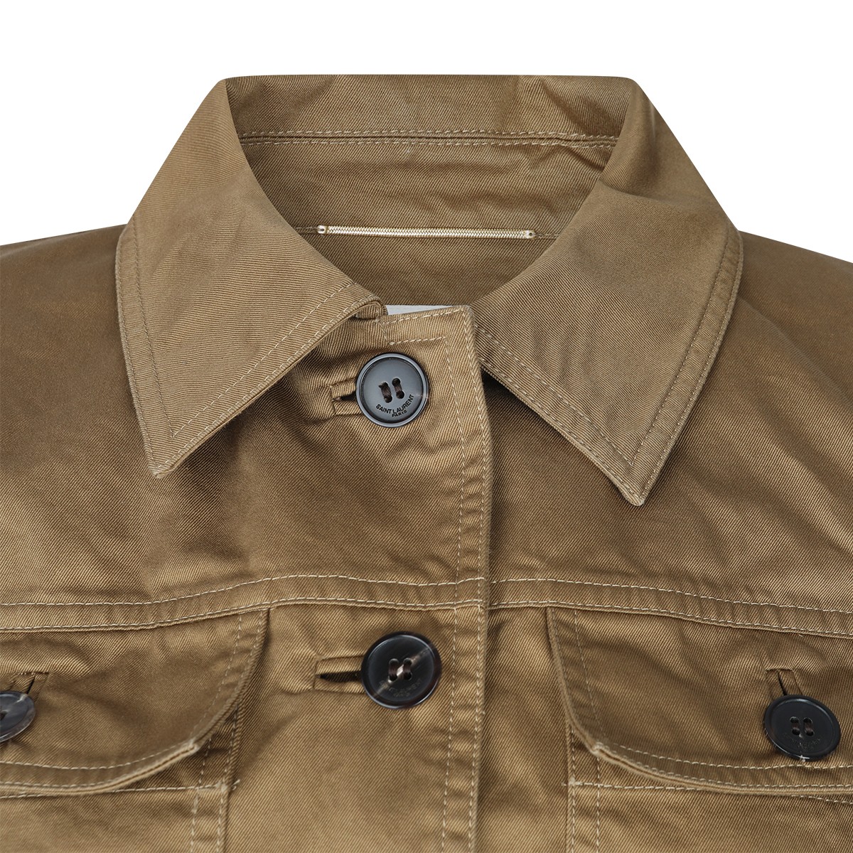 BEIGE COTTON CASUAL JACKET BEIGE COTTON CASUAL JACKET