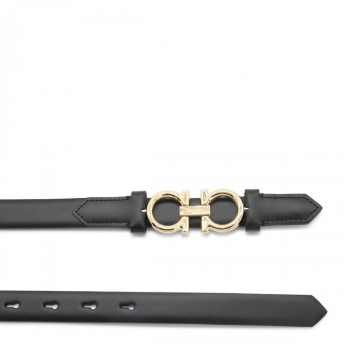 BLACK LEATHER BELT 2