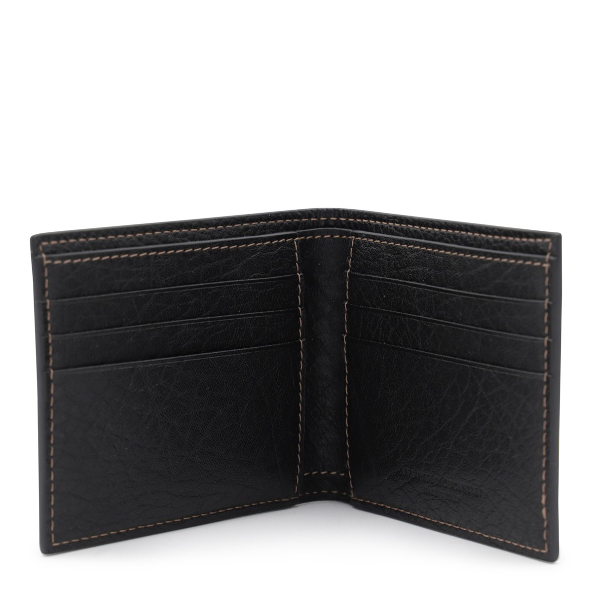 BLACK LEATHER WALLET