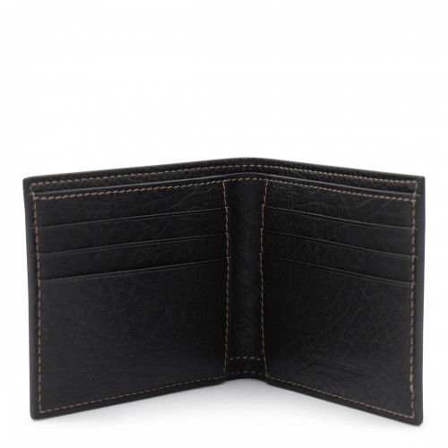 BLACK LEATHER WALLET