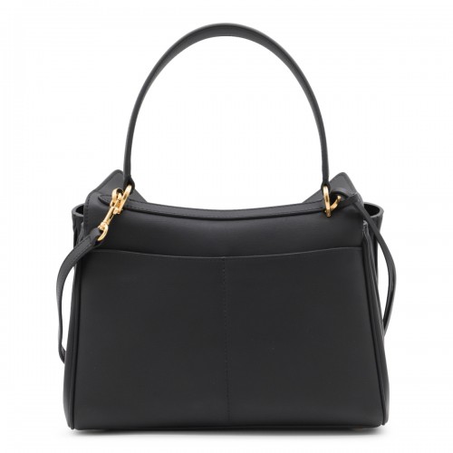 BLACK RODEO S LEATHER TOP HANDLE BAG