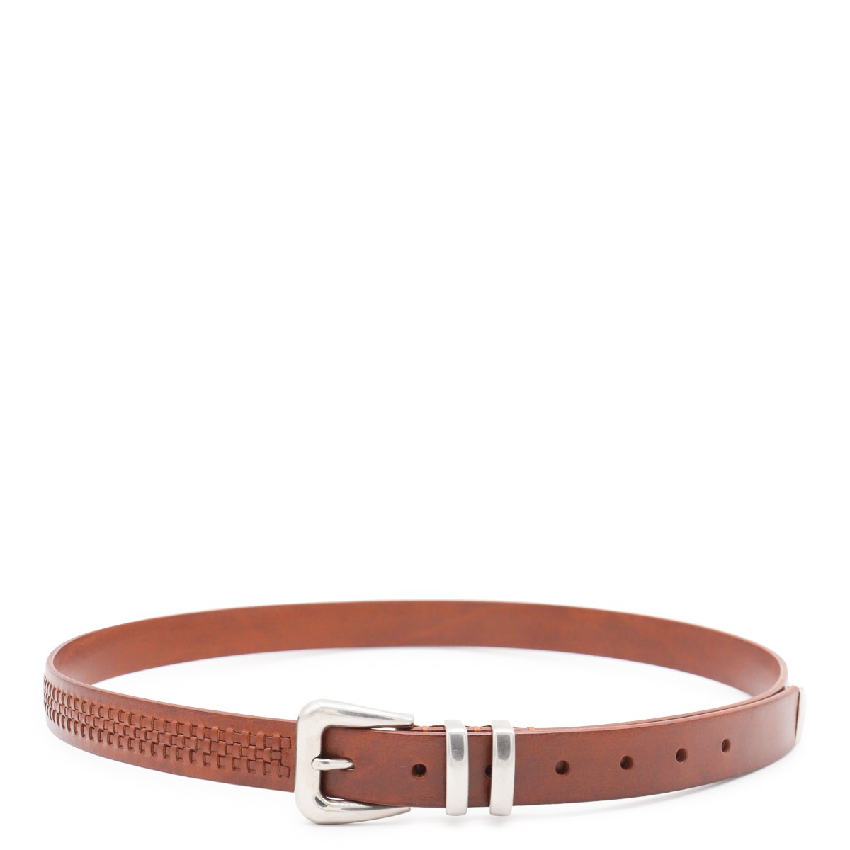 TOBACCO LEATHER BELT