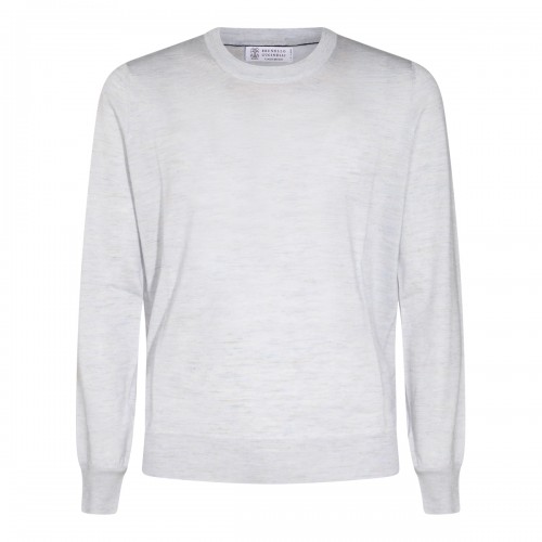 GREY WOOL KNITWEAR