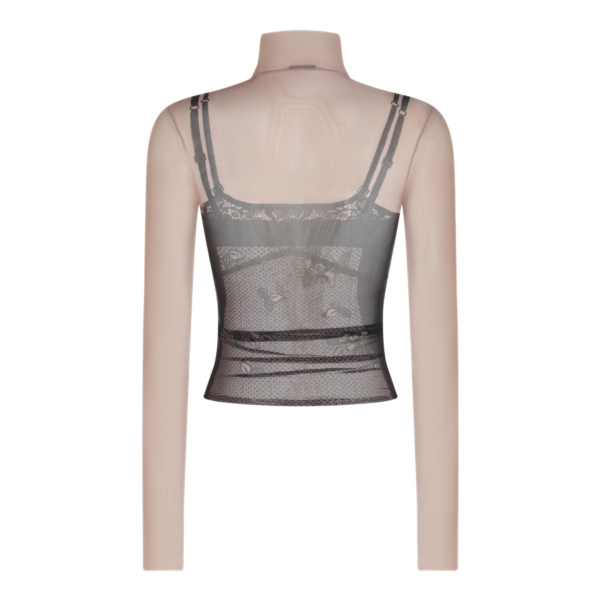 BEIGE AND BLACK TOP