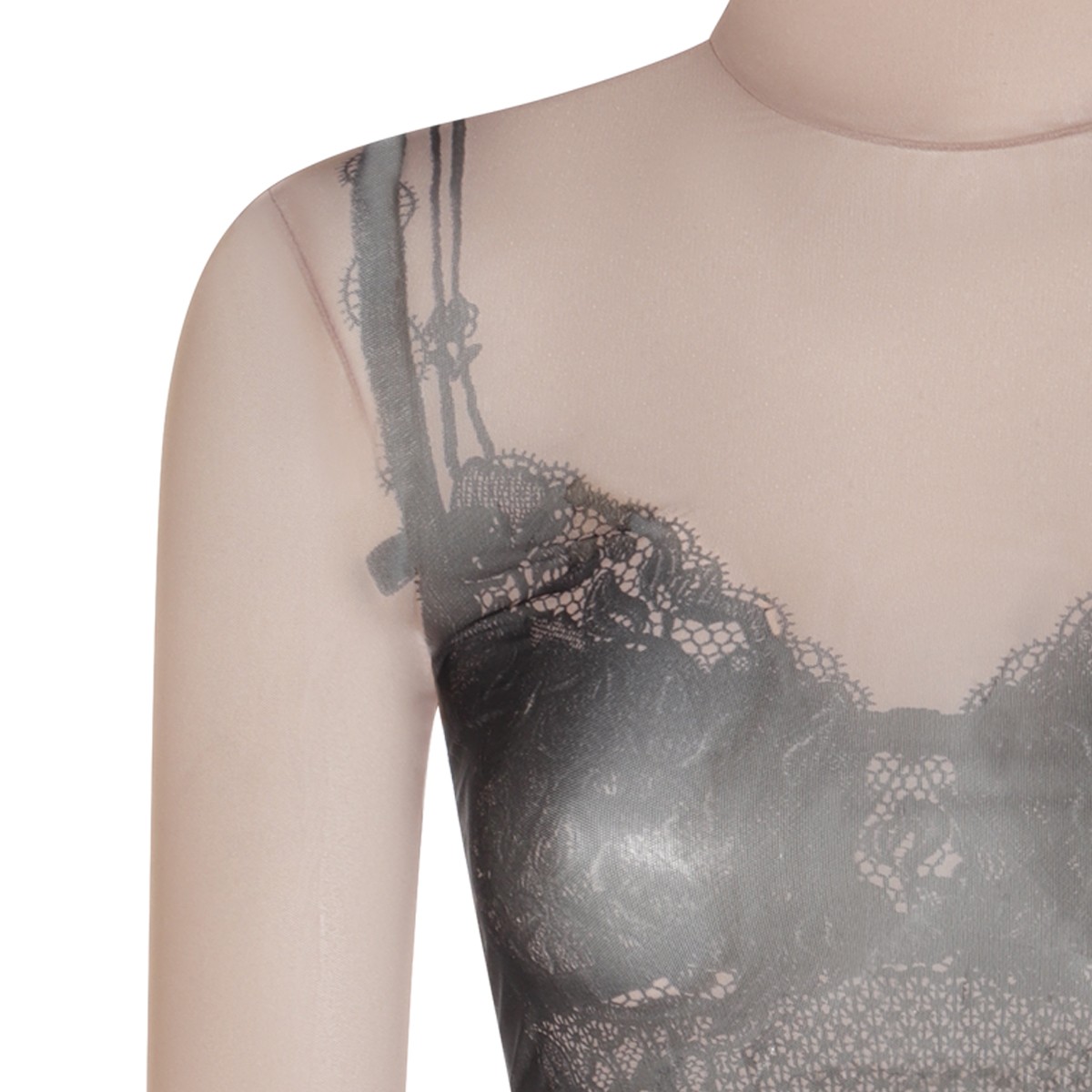 BEIGE AND BLACK TOP BEIGE AND BLACK TOP