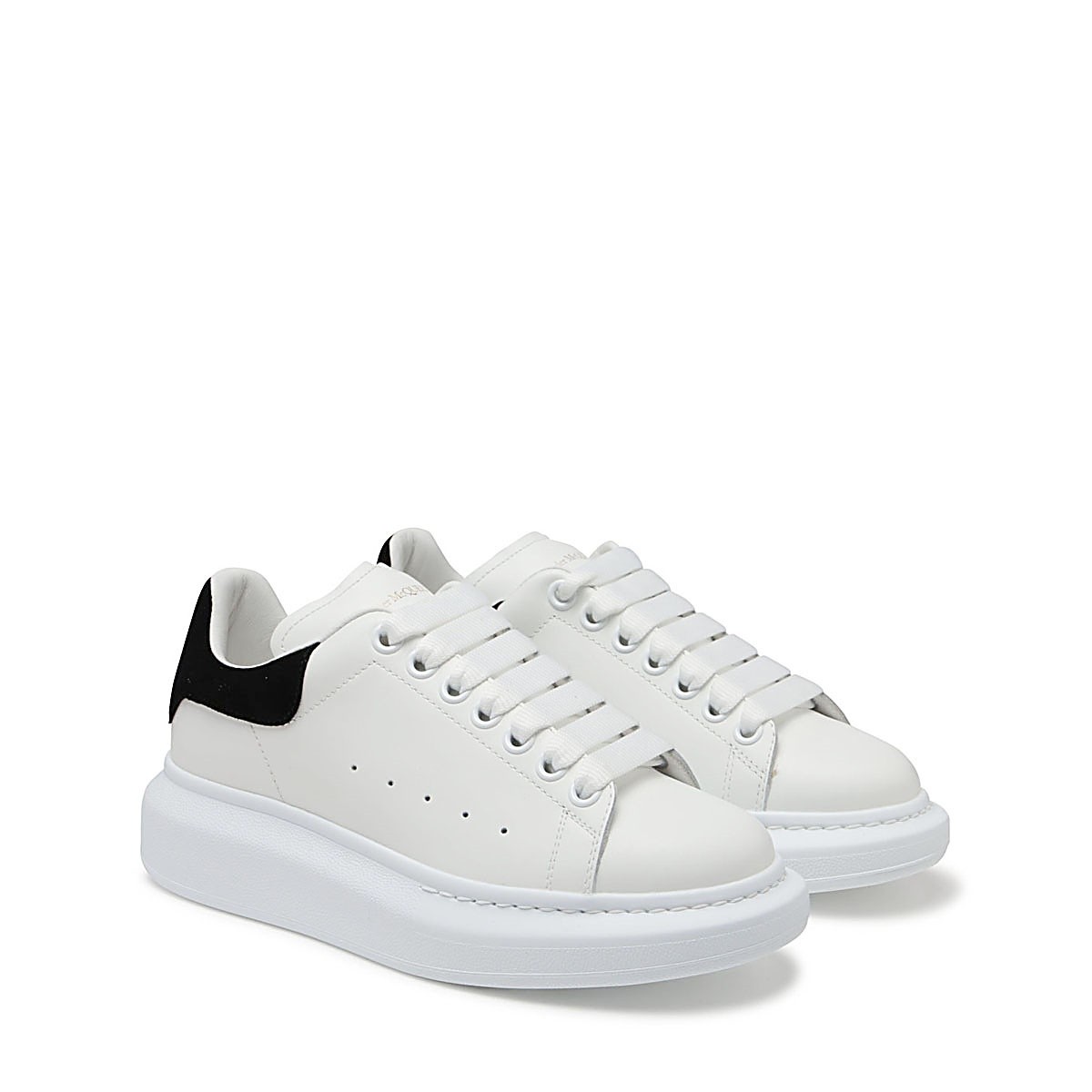 WHITE AND BLACK LEATHER OVERSIZE...