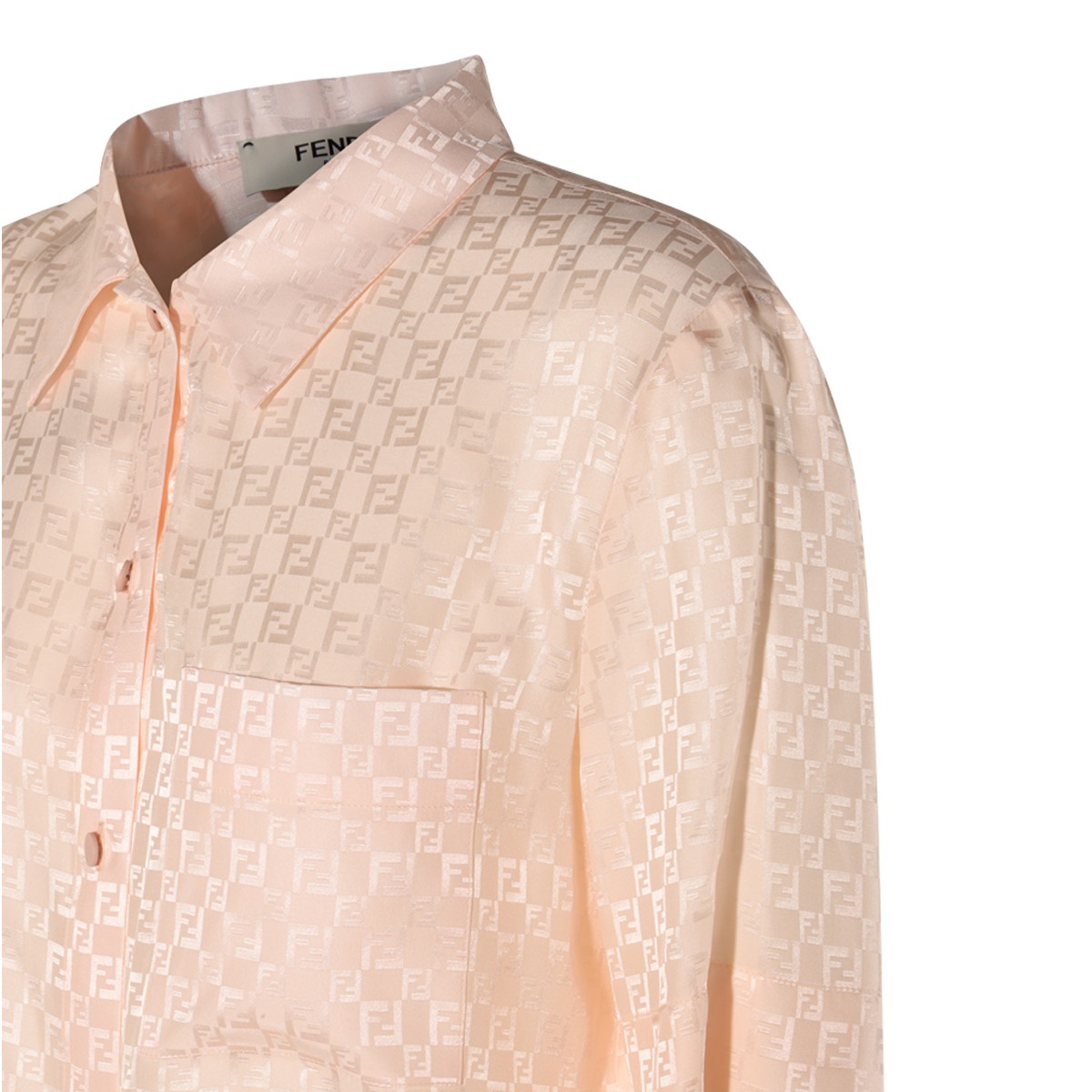 PINK SILK SHIRT