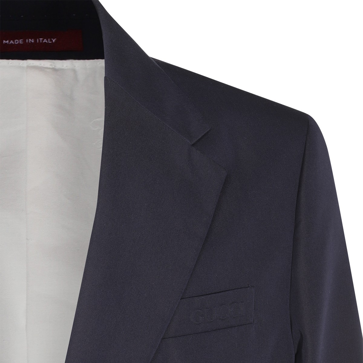 NAVY BLUE COTTON BLAZER