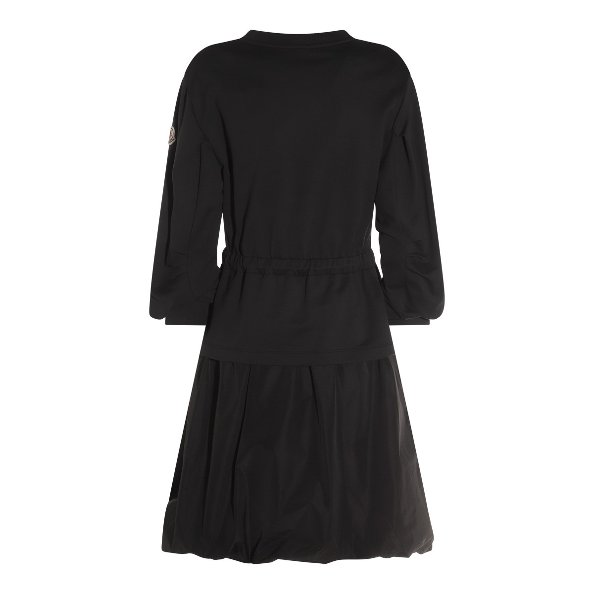BLACK COTTON MINI DRESS BLACK COTTON MINI DRESS