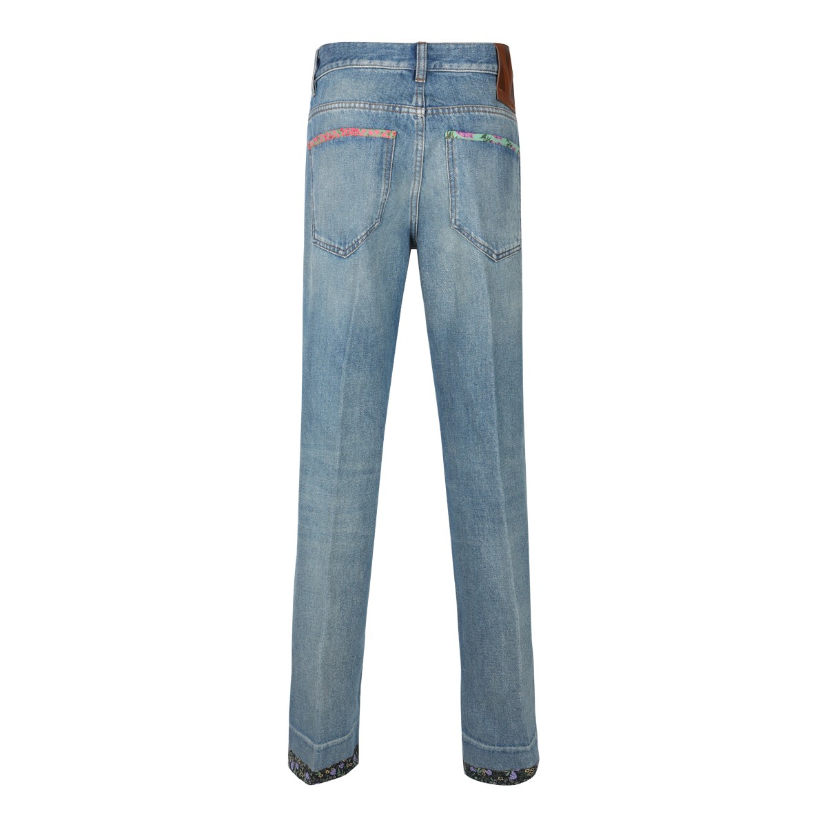 BLUE COTTON DENIM JEANS BLUE COTTON DENIM JEANS