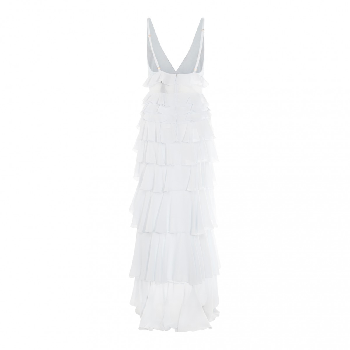 LIGHT BLUE VISCOSE MAXI DRESS