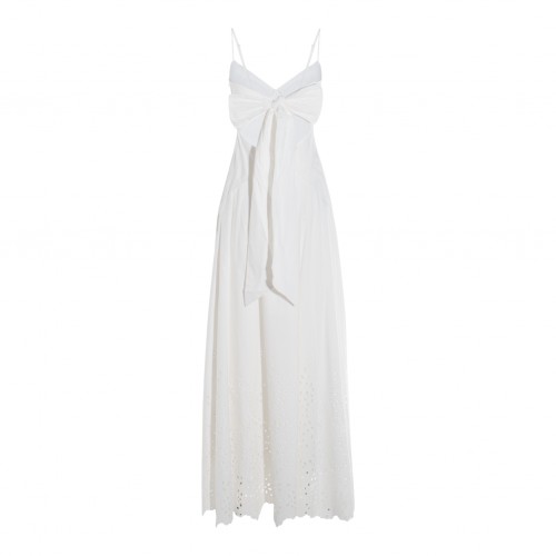 WHITE COTTON MAXI DRESS 2
