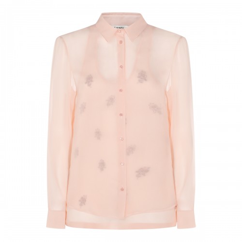 PINK SILK SHIRT