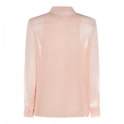 PINK SILK SHIRT