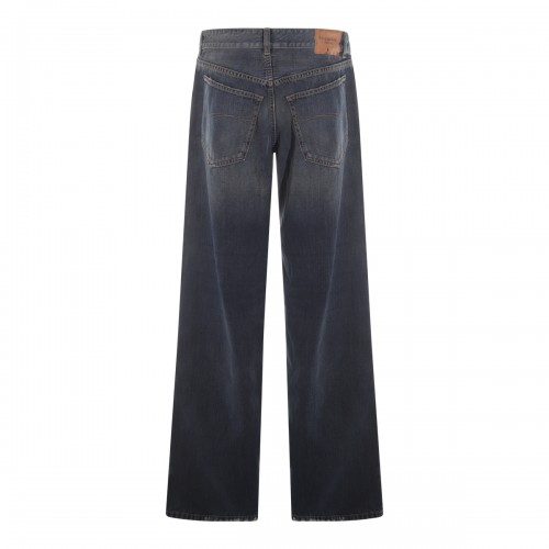 デニム・ジーパン KHAITE BLACK COTTON JEANS Bonnie Jean in Carlyle – KHAITE