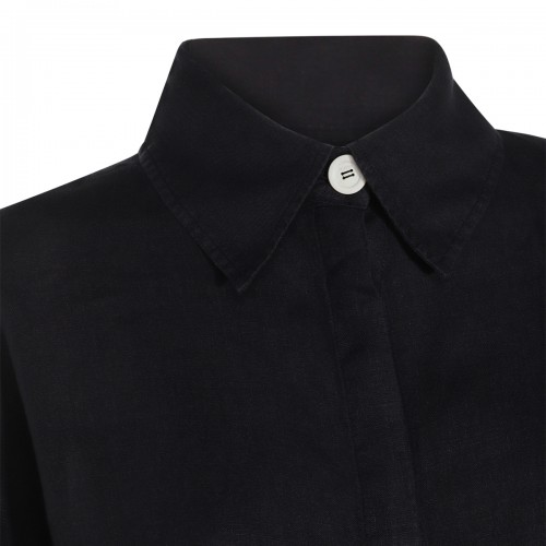 BLACK LINEN SHIRT 2