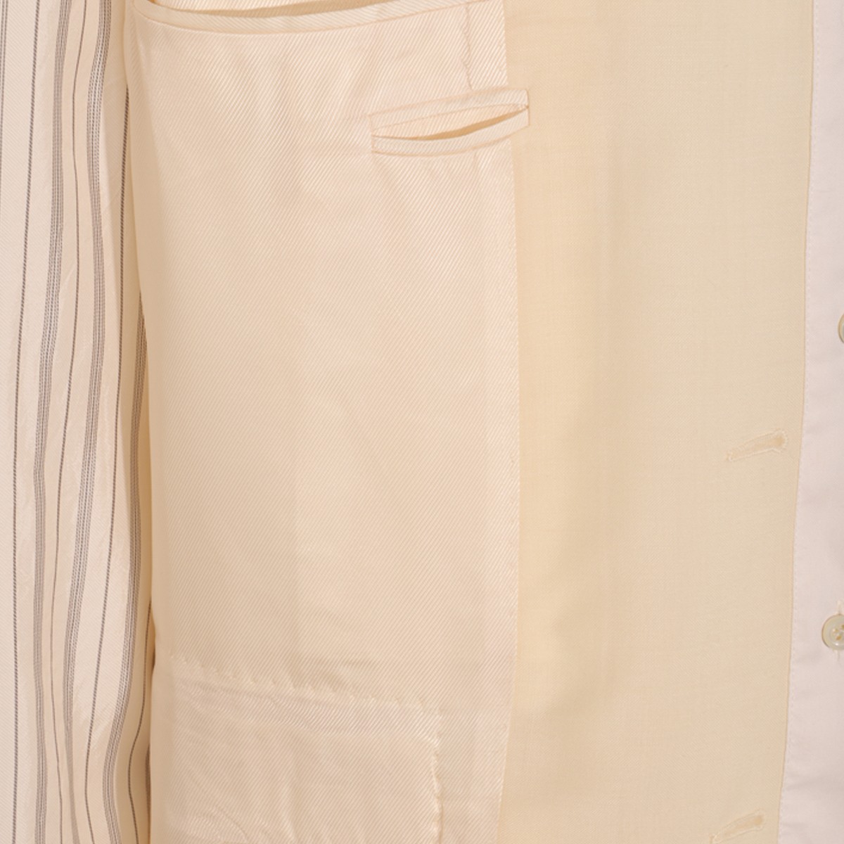 ECRU VISCOSE CASUAL JACKET ECRU VISCOSE CASUAL JACKET