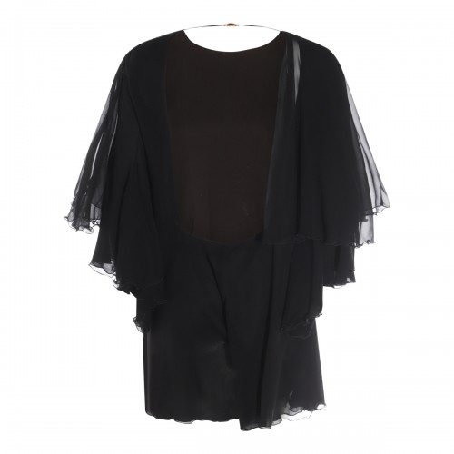 【GUCCI】BLACK WOOL JUMPSUITS Gucci - Long wool jumpsuit black - The Corner