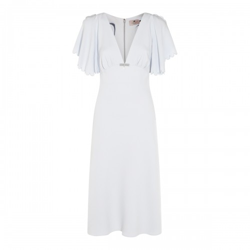 SKY BLUE VISCOSE DRESS