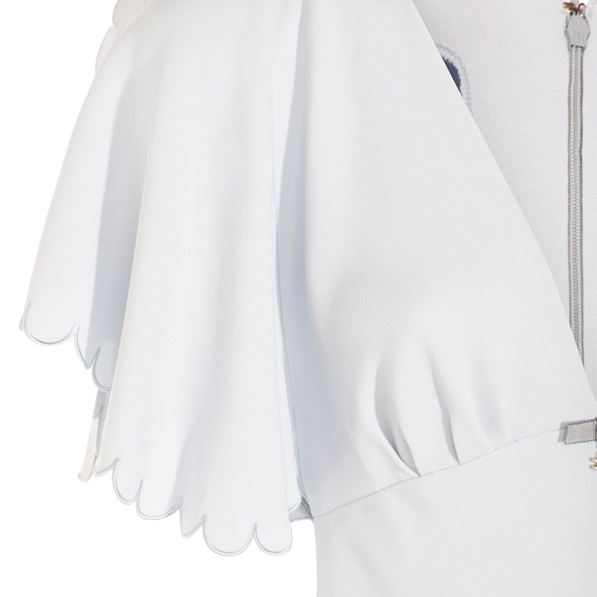 SKY BLUE VISCOSE DRESS